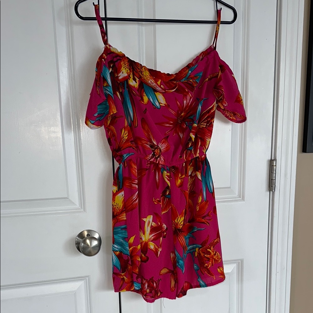 Floral Pink Romper